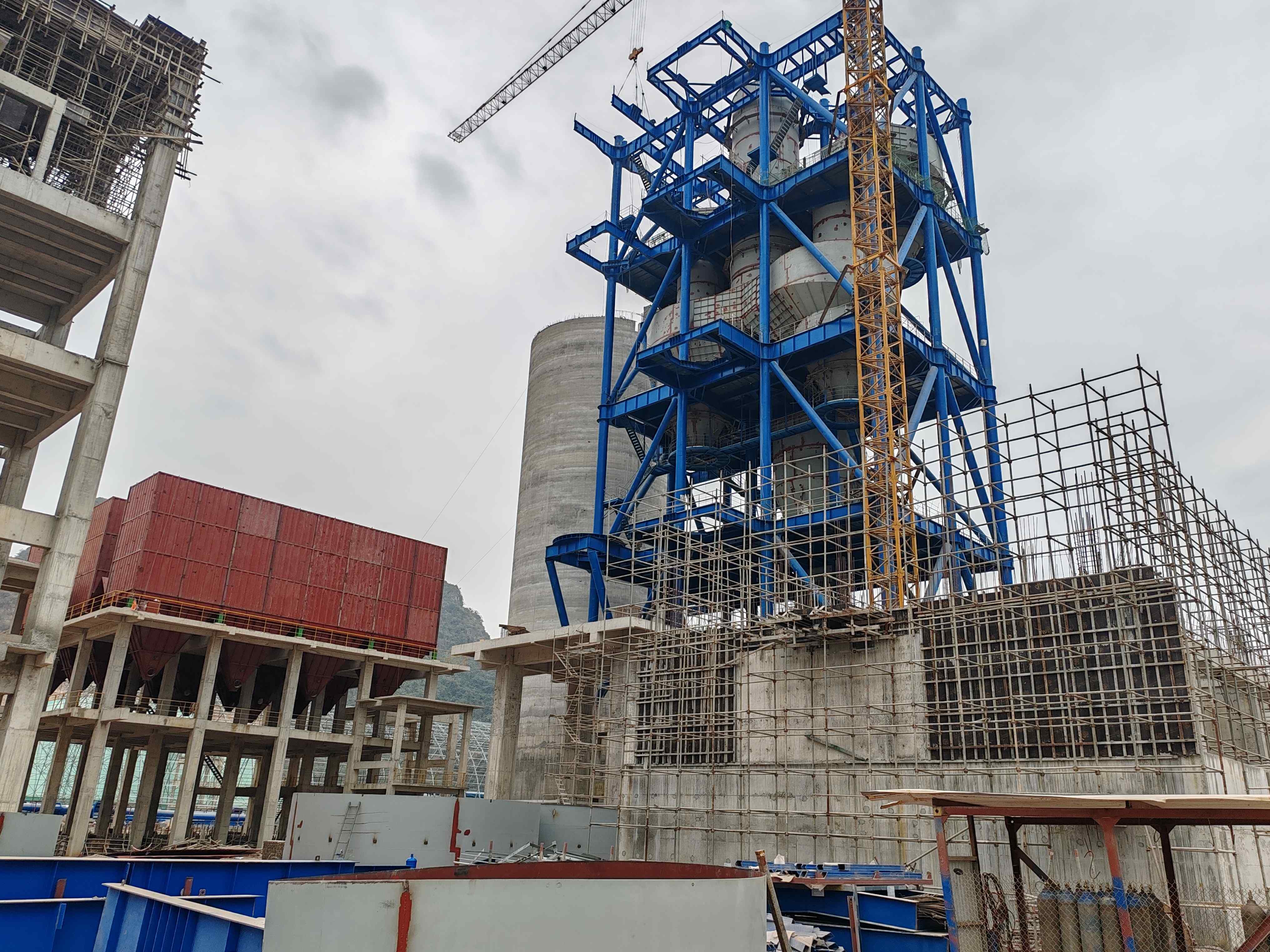 水泥廠設備平臺鋼結構 水泥廠設備平臺鋼結構