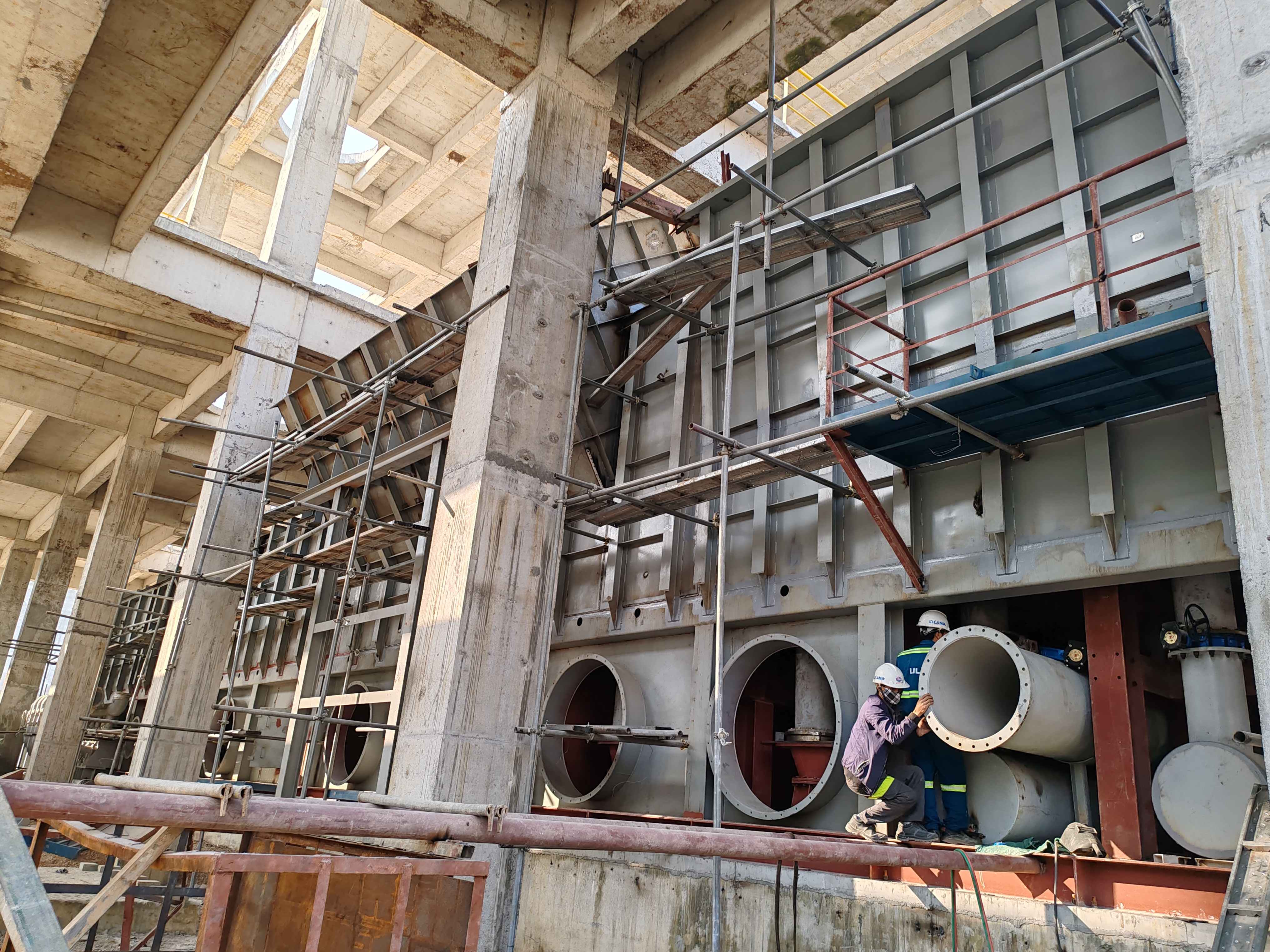 水泥廠焚燒鋼結構 水泥廠焚燒鋼結構